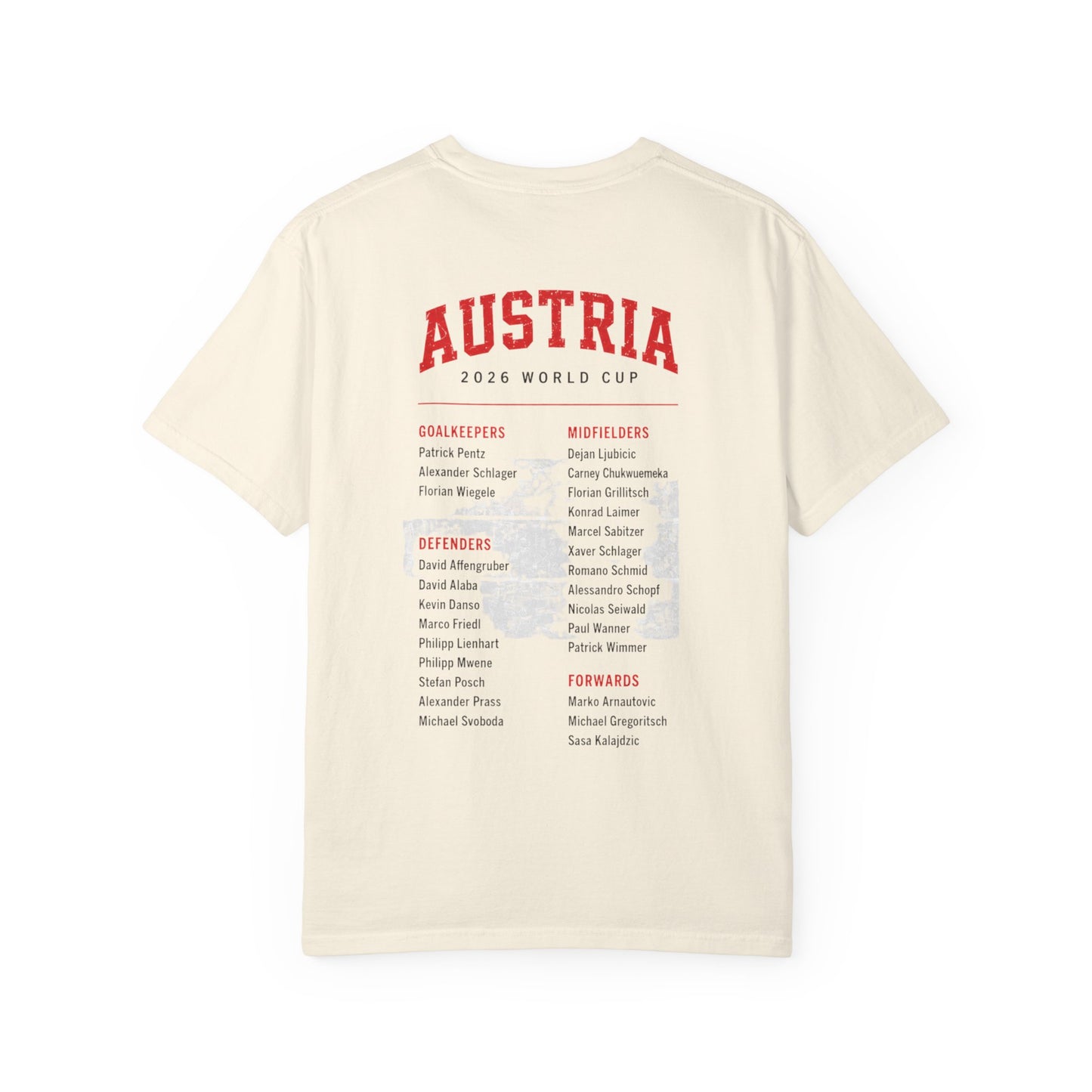 AUSTRIA Unisex Garment-Dyed T-shirt