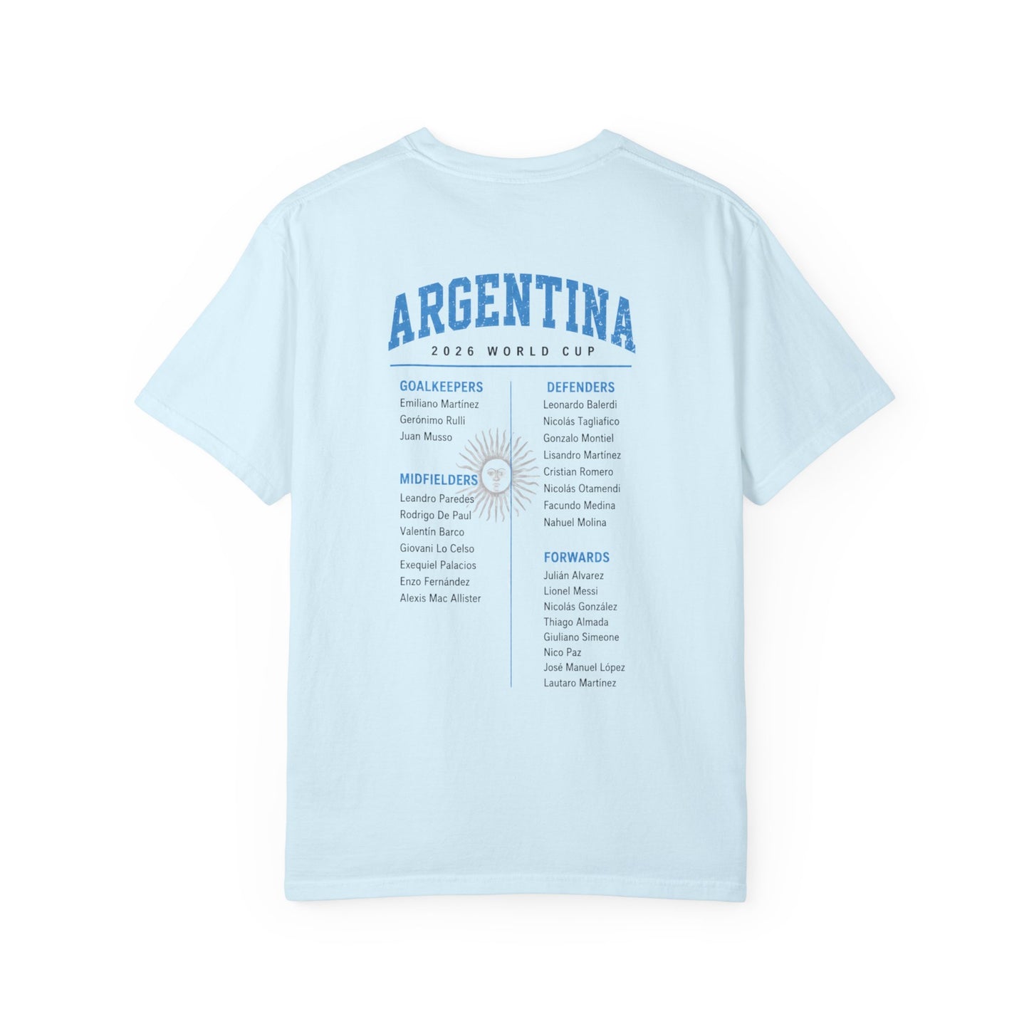 FIFA ARGENTINA Unisex Garment-Dyed T-shirt