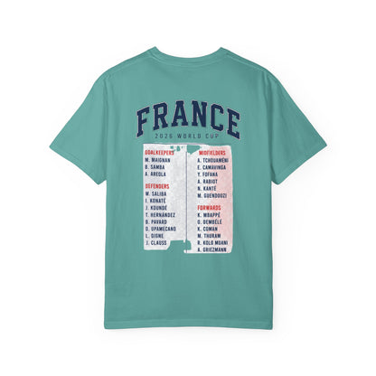 France Unisex Garment-Dyed T-shirt