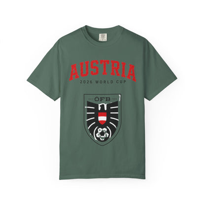 AUSTRIA Unisex Garment-Dyed T-shirt