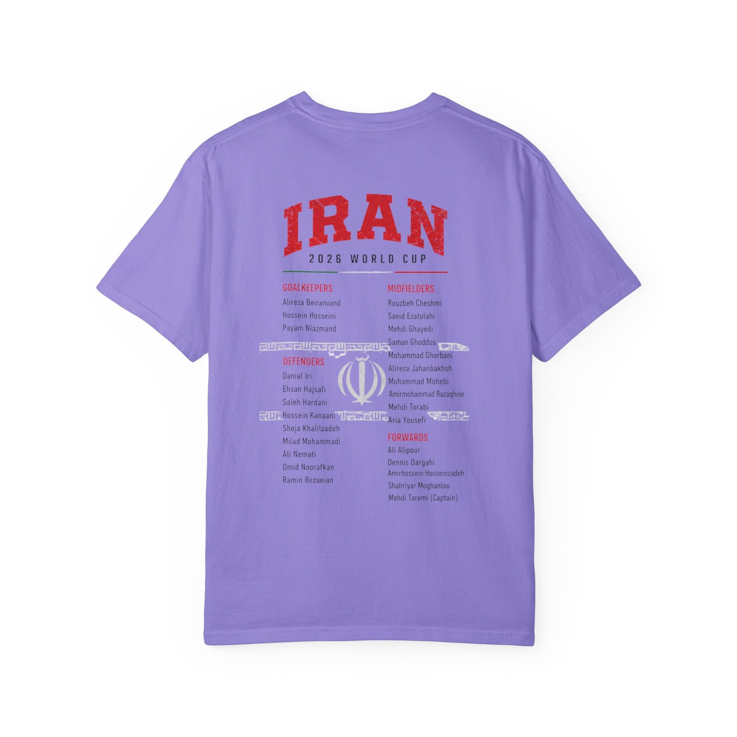 FIFA IRAN Unisex Garment-Dyed T-shirt