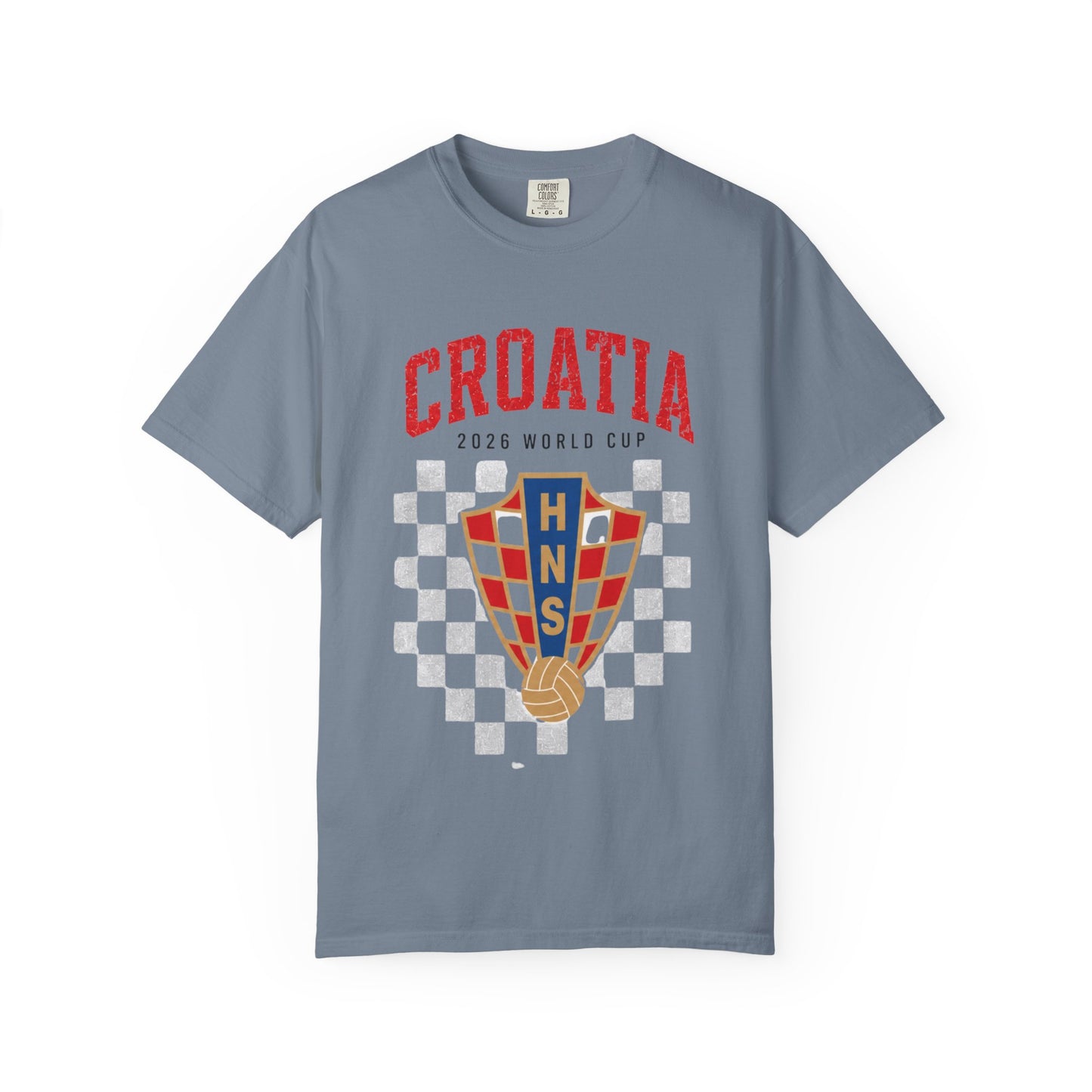 CROATIA Unisex Garment-Dyed T-shirt