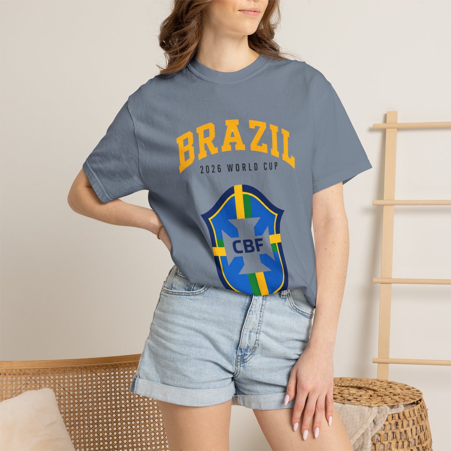 BRAZIL Unisex Garment-Dyed T-shirt