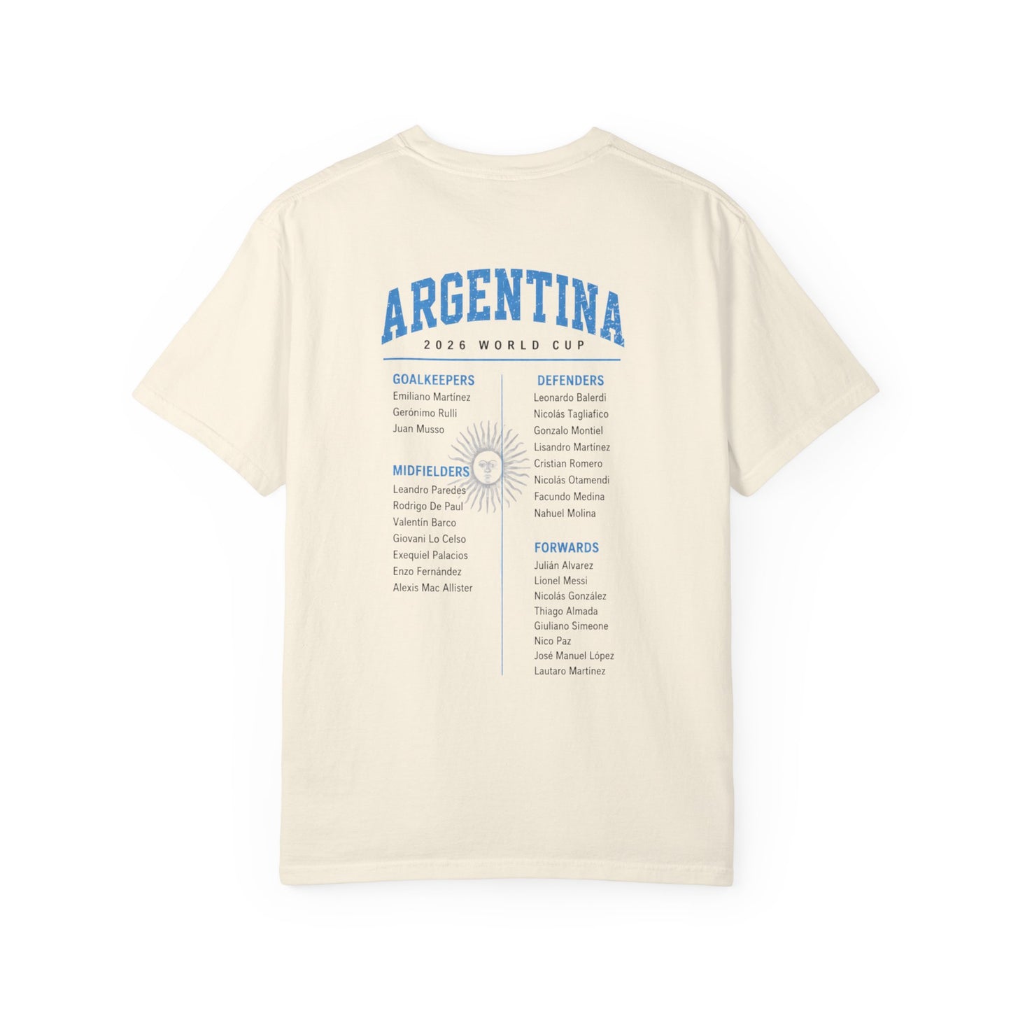 FIFA ARGENTINA Unisex Garment-Dyed T-shirt