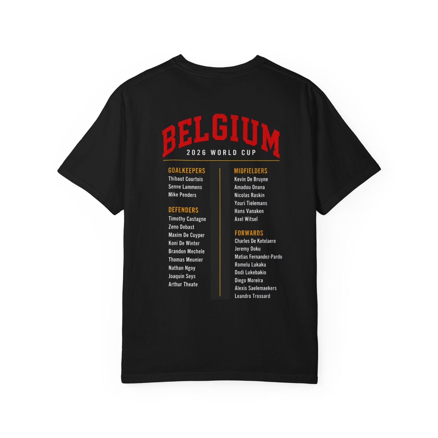 Belgium Unisex Garment-Dyed T-shirt