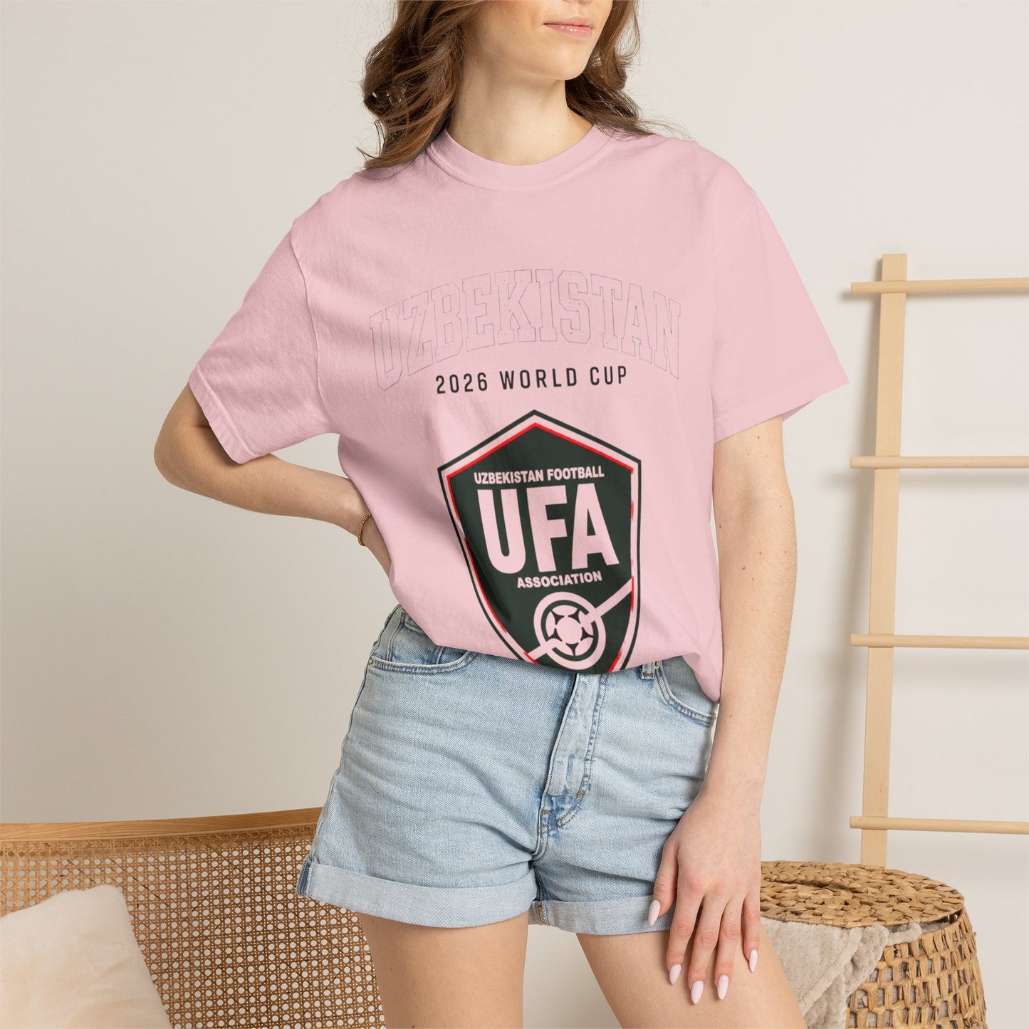 UZBEKISTAN Unisex Garment-Dyed T-shirt