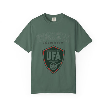 UZBEKISTAN Unisex Garment-Dyed T-shirt