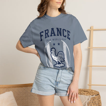 France Unisex Garment-Dyed T-shirt