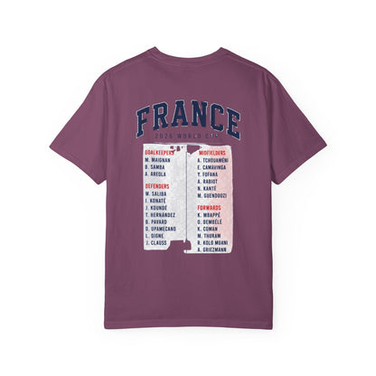 France Unisex Garment-Dyed T-shirt