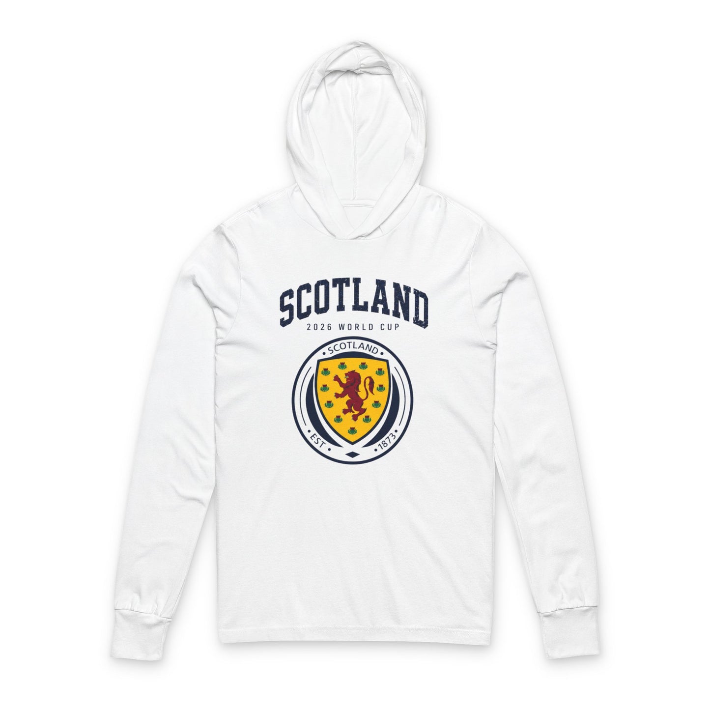 SCOTLAND Hoodie Tee — Lightweight Hooded Long-Sleeve Shirt