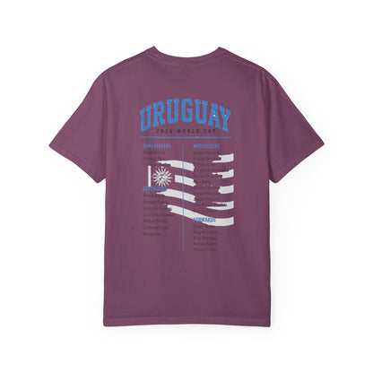 Uruguay Unisex Garment-Dyed T-shirt