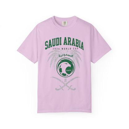 SAUDI ARABIA Unisex Garment-Dyed T-shirt