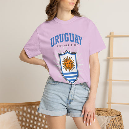Uruguay Unisex Garment-Dyed T-shirt