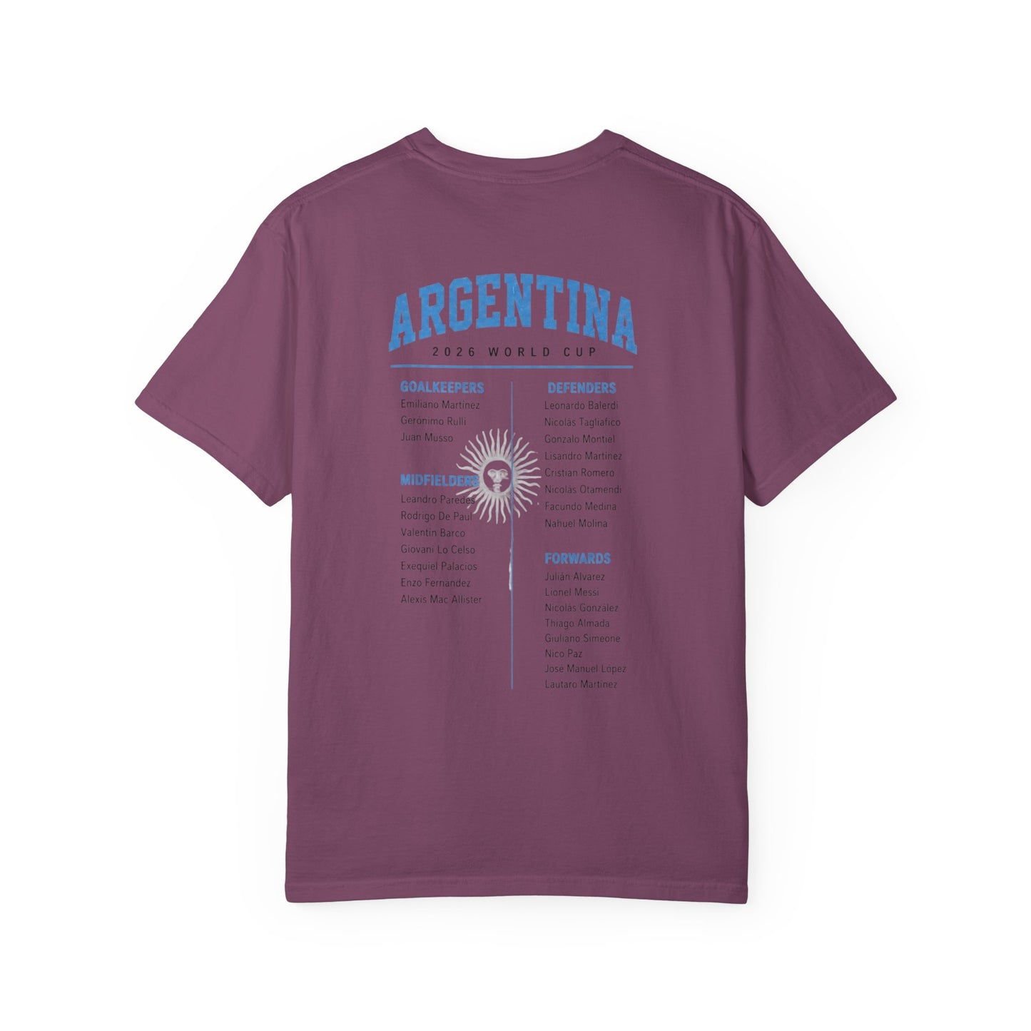 FIFA ARGENTINA Unisex Garment-Dyed T-shirt