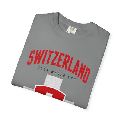 SWITZERLAND Unisex Garment-Dyed T-shirt
