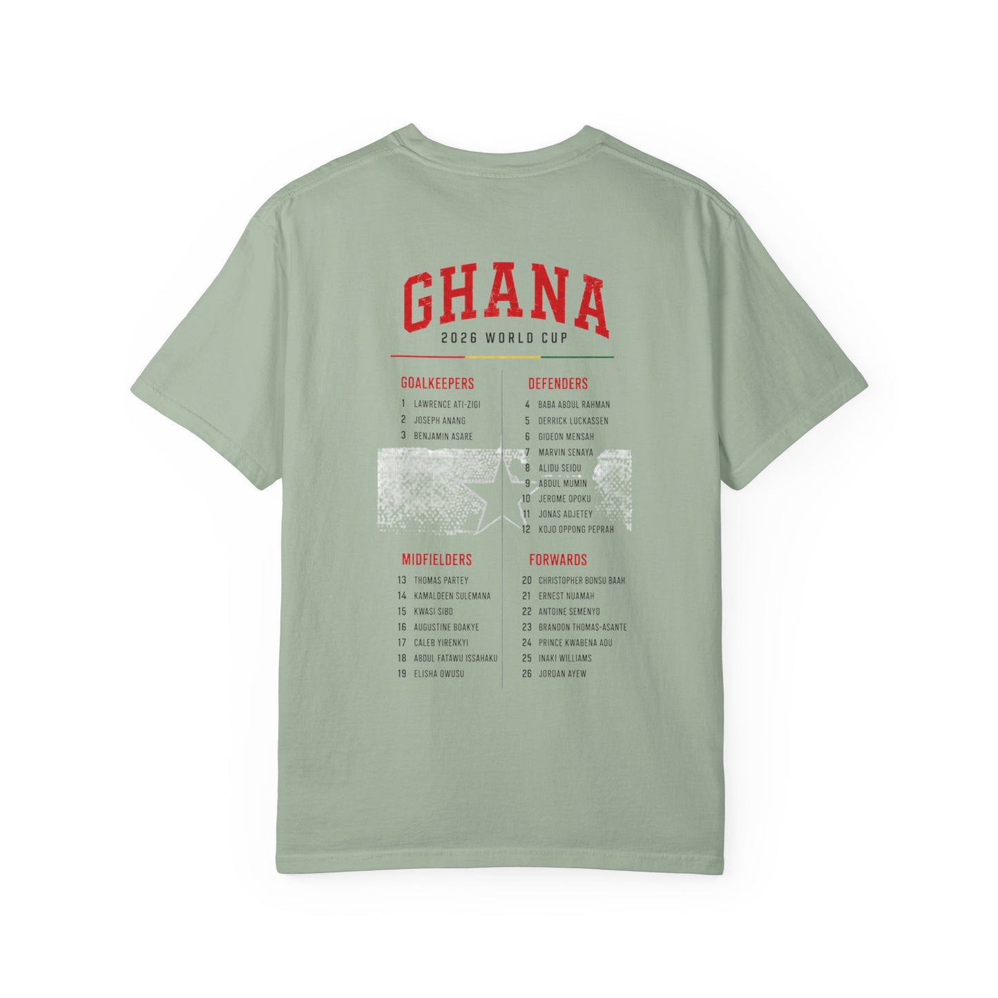GHANA Unisex Garment-Dyed T-shirt