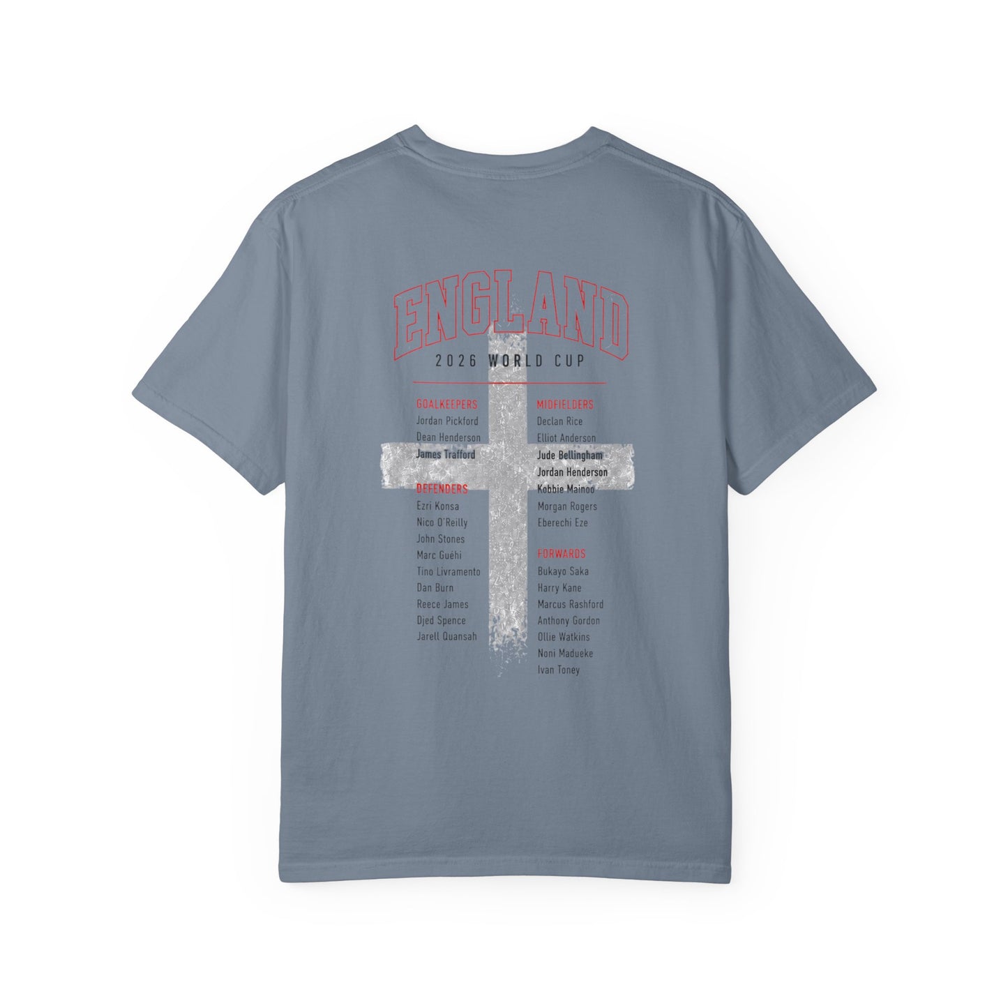 ENGLAND Unisex Garment-Dyed T-shirt