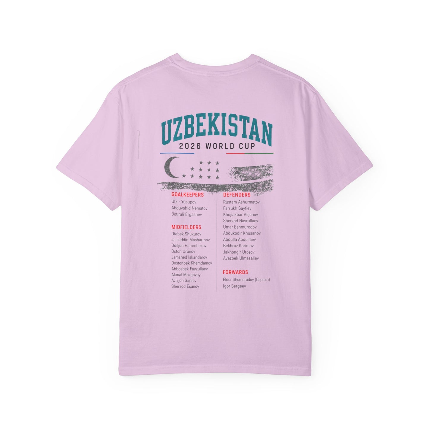 UZBEKISTAN Unisex Garment-Dyed T-shirt