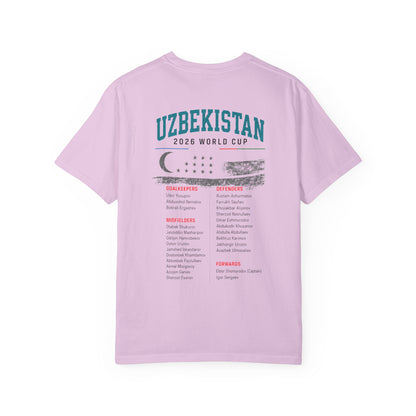 UZBEKISTAN Unisex Garment-Dyed T-shirt