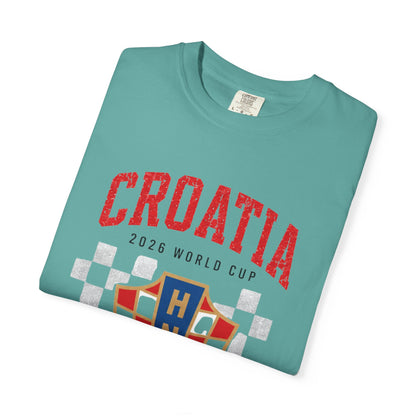 CROATIA Unisex Garment-Dyed T-shirt