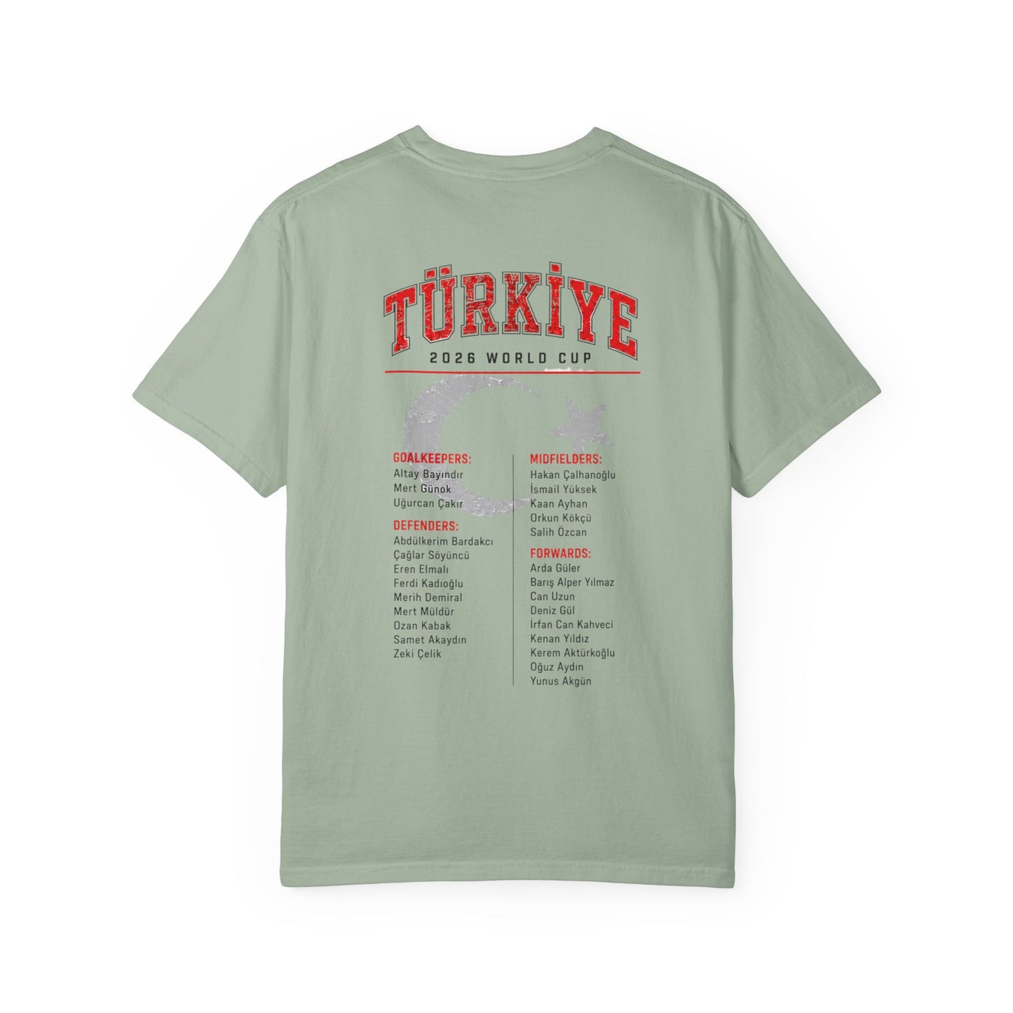 Turkey Unisex Garment-Dyed T-shirt