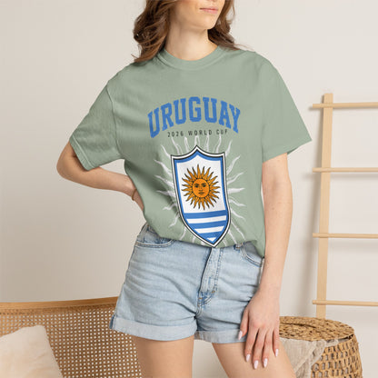 Uruguay Unisex Garment-Dyed T-shirt