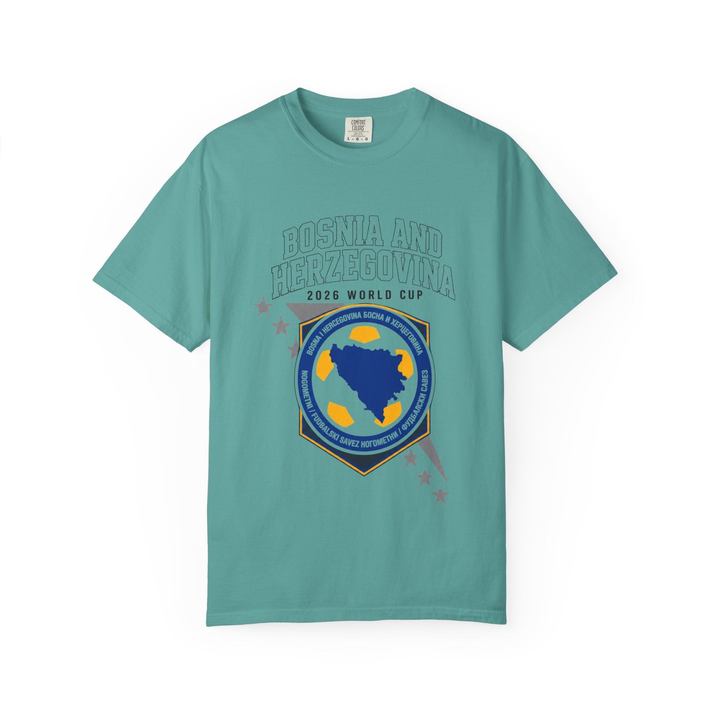 BOSNIA AND HERZEGOVINA Unisex Garment-Dyed T-shirt