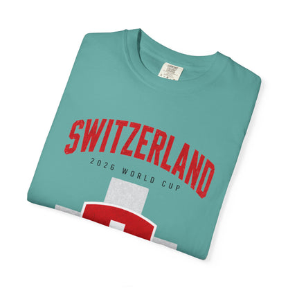 SWITZERLAND Unisex Garment-Dyed T-shirt