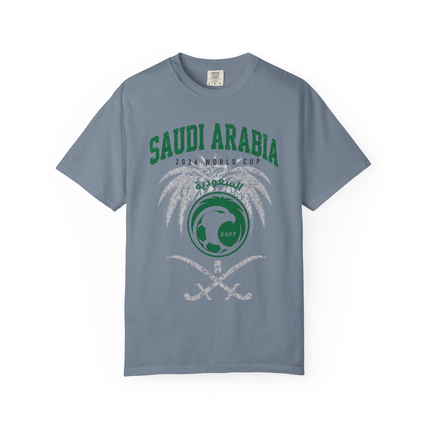 SAUDI ARABIA Unisex Garment-Dyed T-shirt