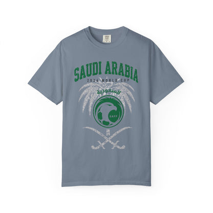 SAUDI ARABIA Unisex Garment-Dyed T-shirt