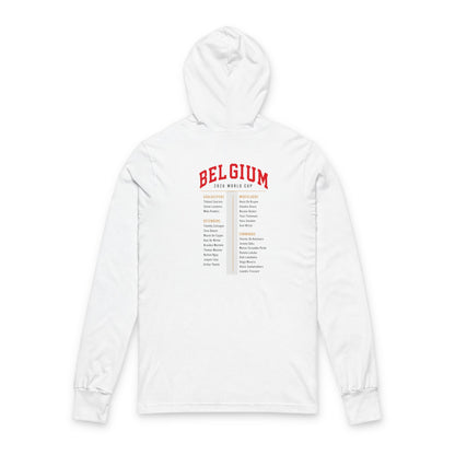 Belgium Hoodie Tee — Lightweight Hooded Long-Sleeve Shirt