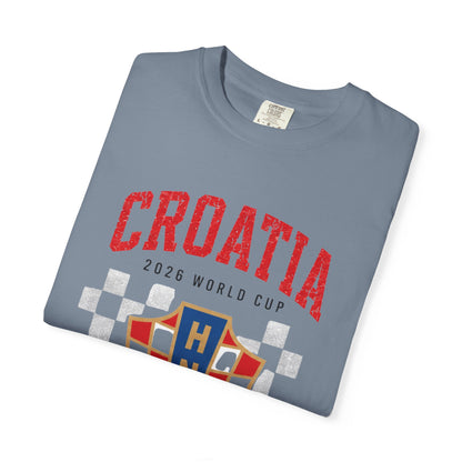 CROATIA Unisex Garment-Dyed T-shirt