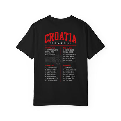 CROATIA Unisex Garment-Dyed T-shirt