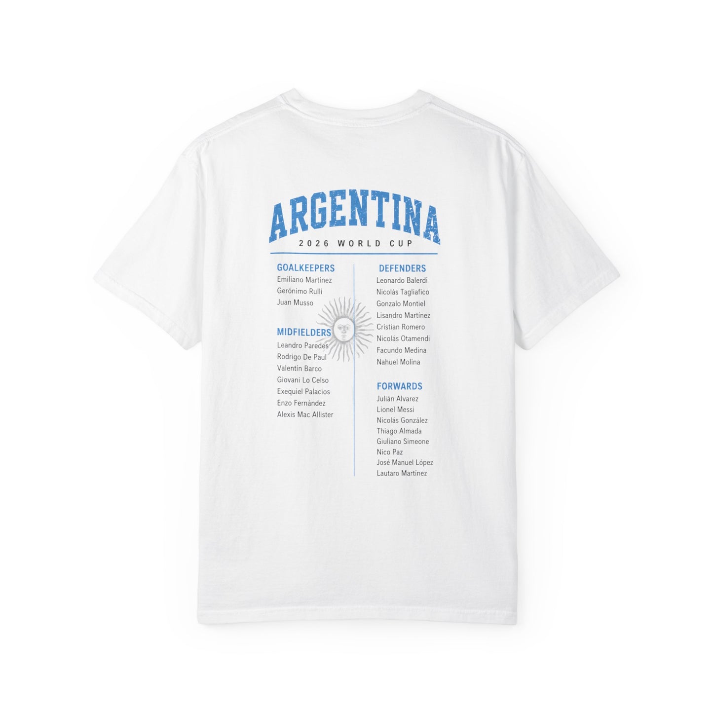 FIFA ARGENTINA Unisex Garment-Dyed T-shirt