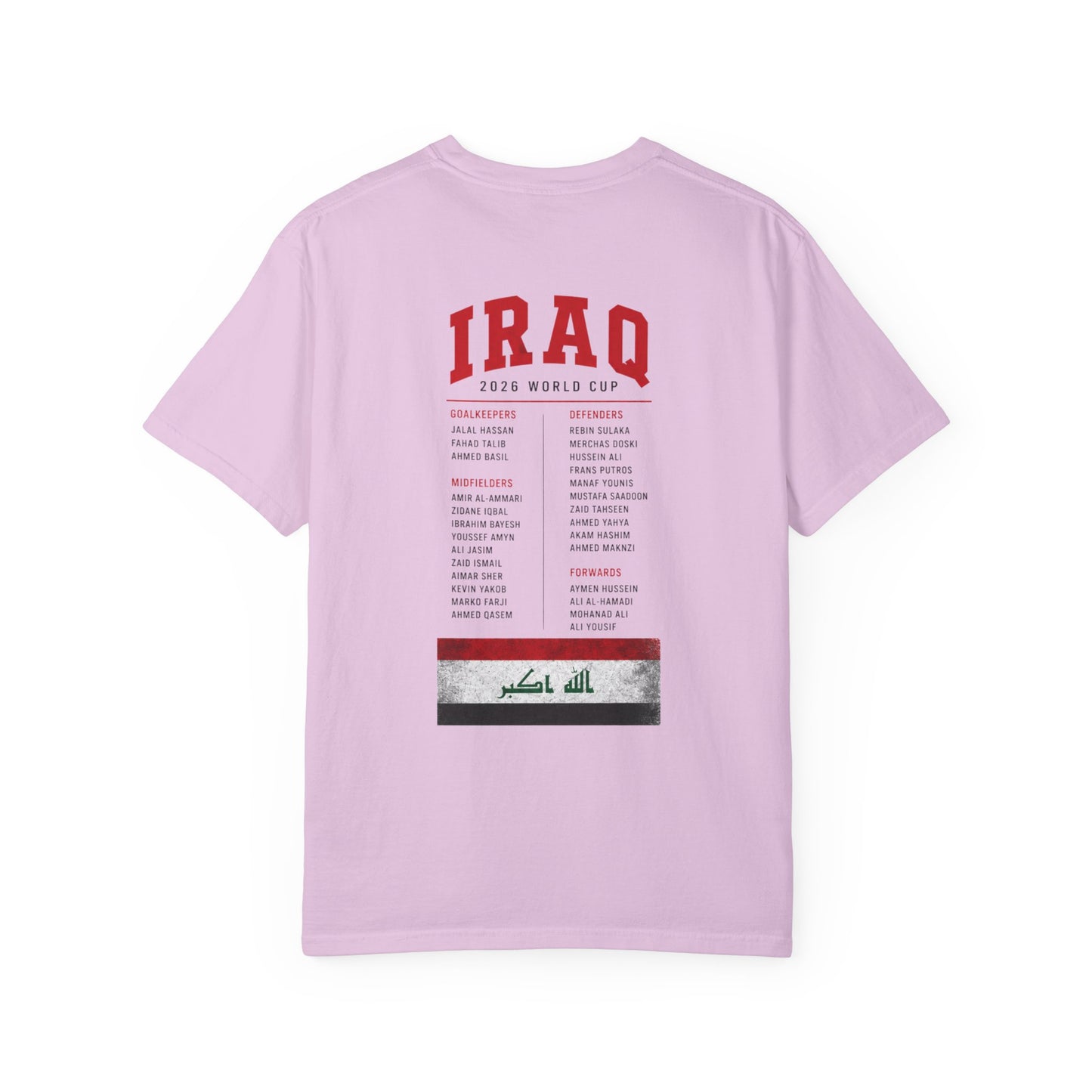 IRAQ Unisex Garment-Dyed T-shirt