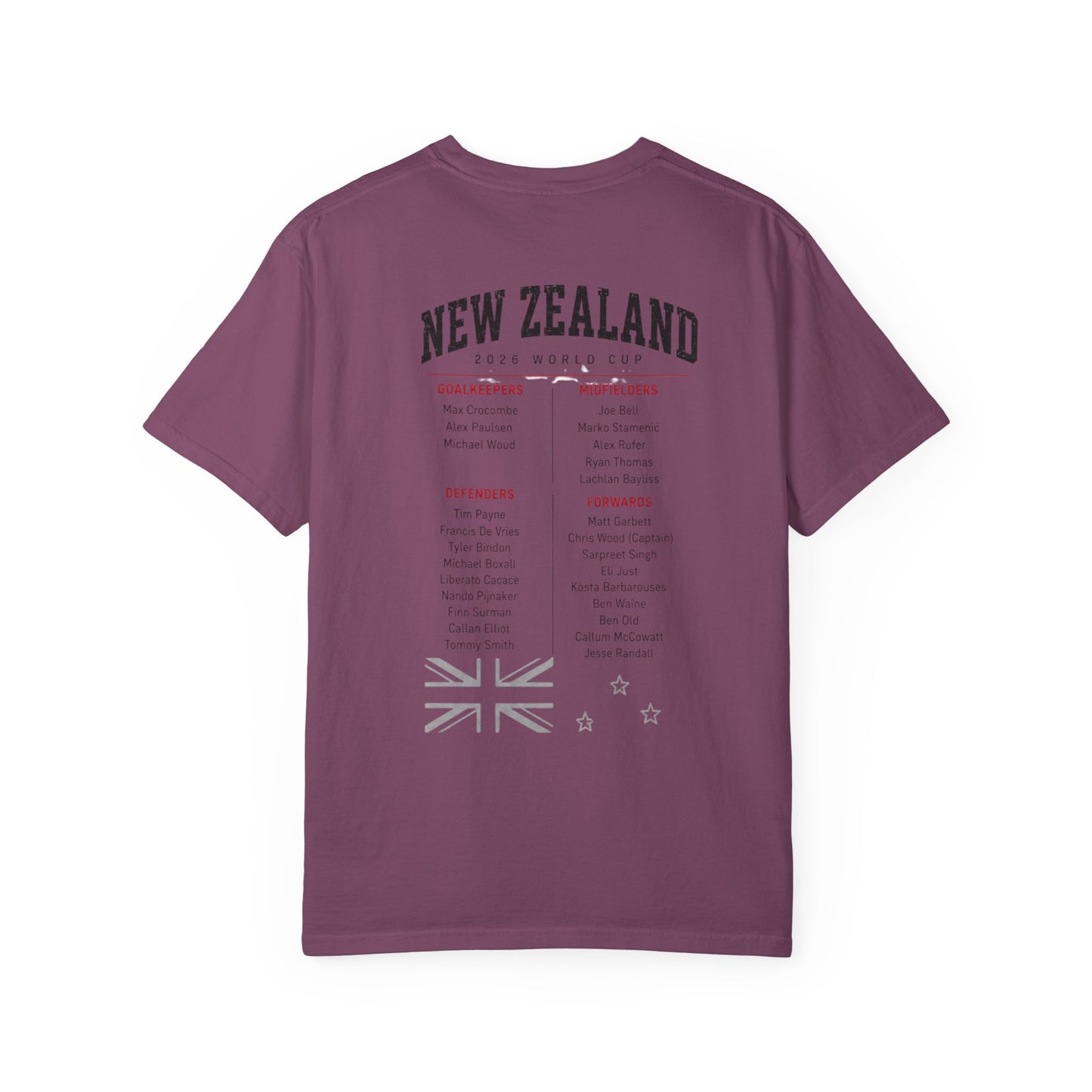 NEW ZEALAND Unisex Garment-Dyed T-shirt