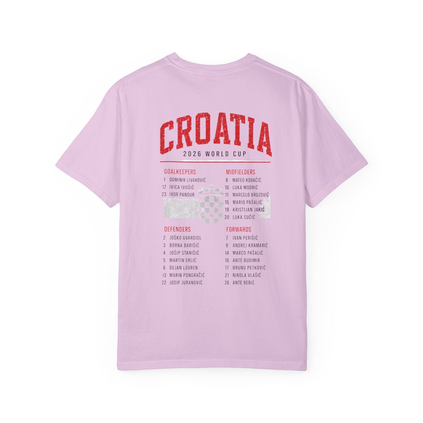 CROATIA Unisex Garment-Dyed T-shirt