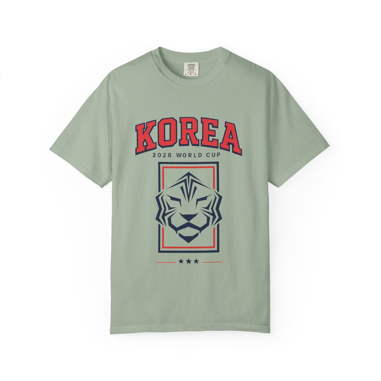 KOREA Unisex Garment-Dyed T-shirt