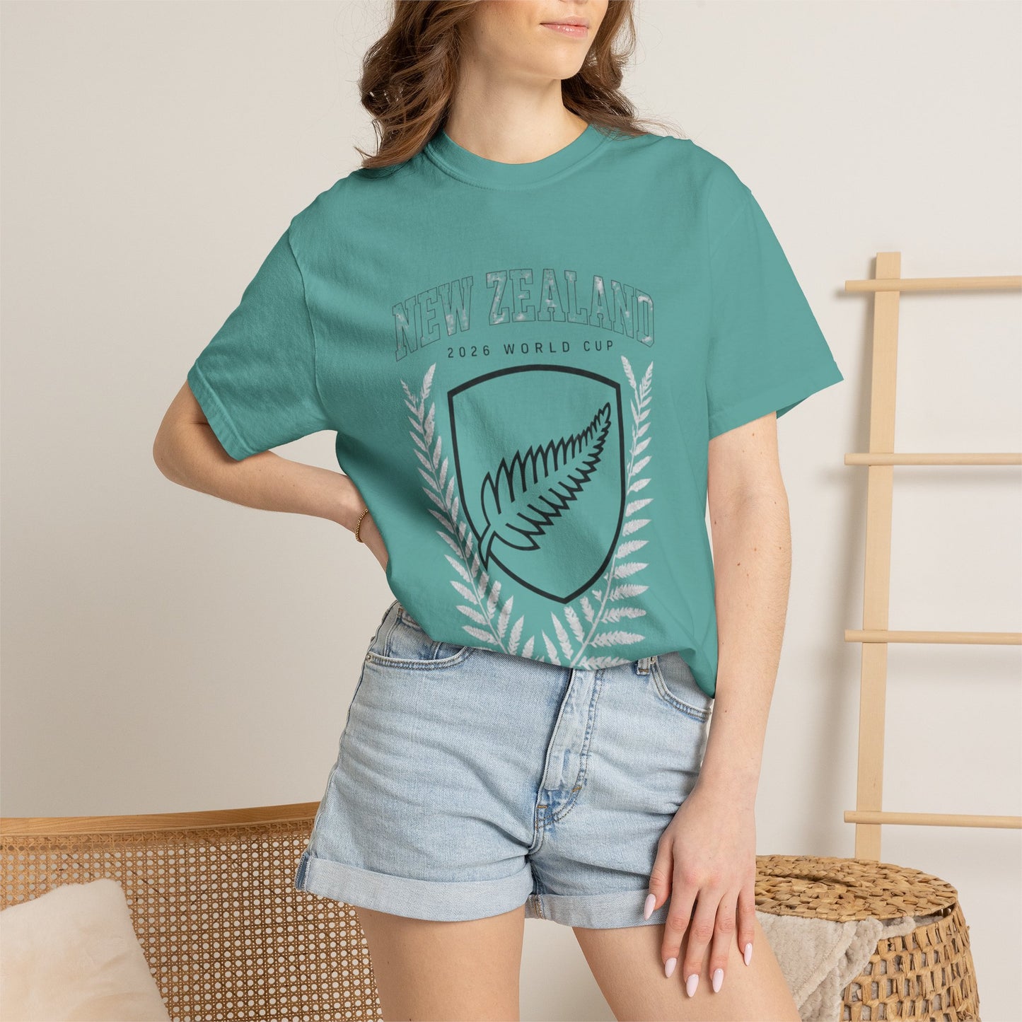 NEW ZEALAND Unisex Garment-Dyed T-shirt
