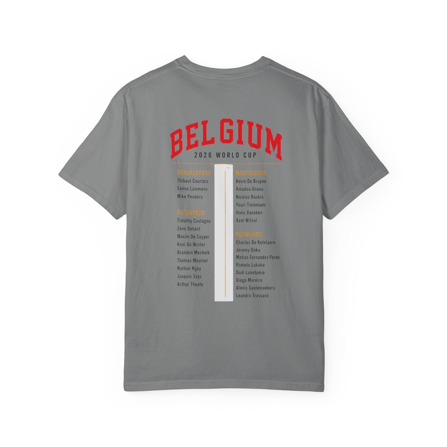 Belgium Unisex Garment-Dyed T-shirt