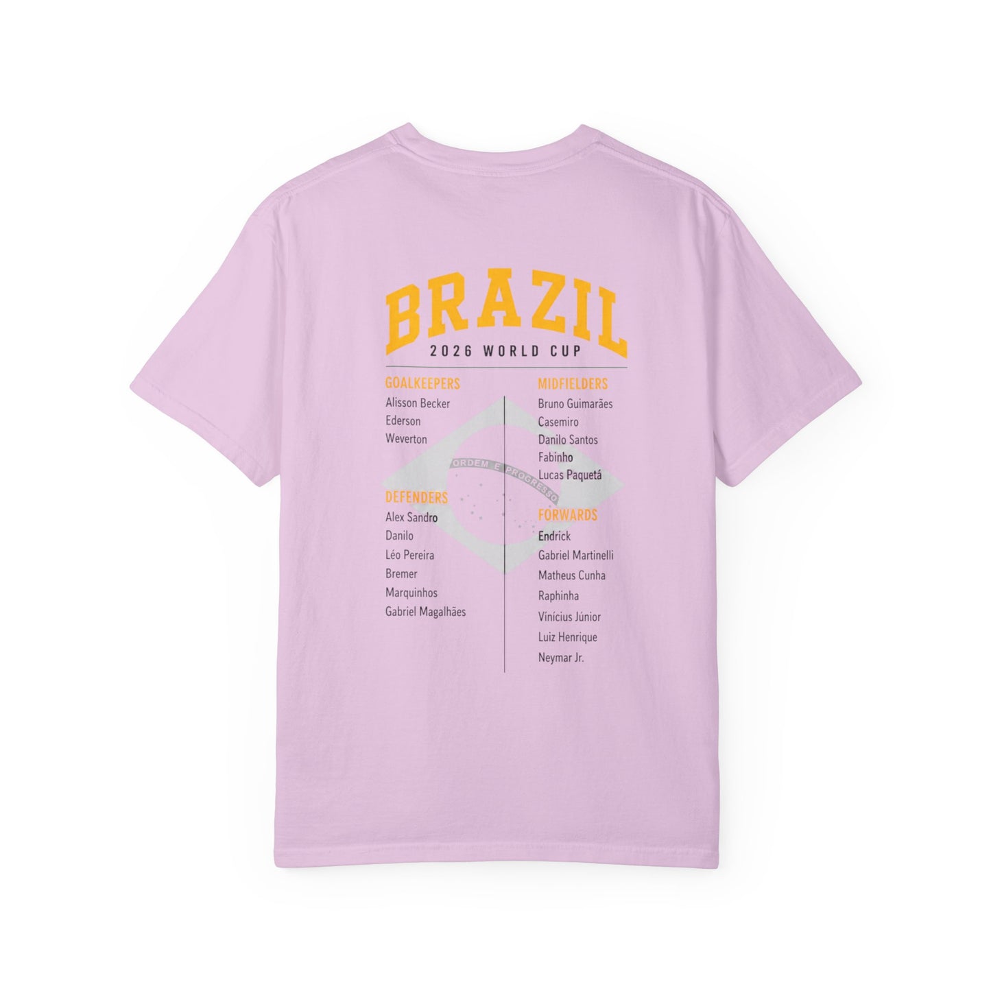 BRAZIL Unisex Garment-Dyed T-shirt