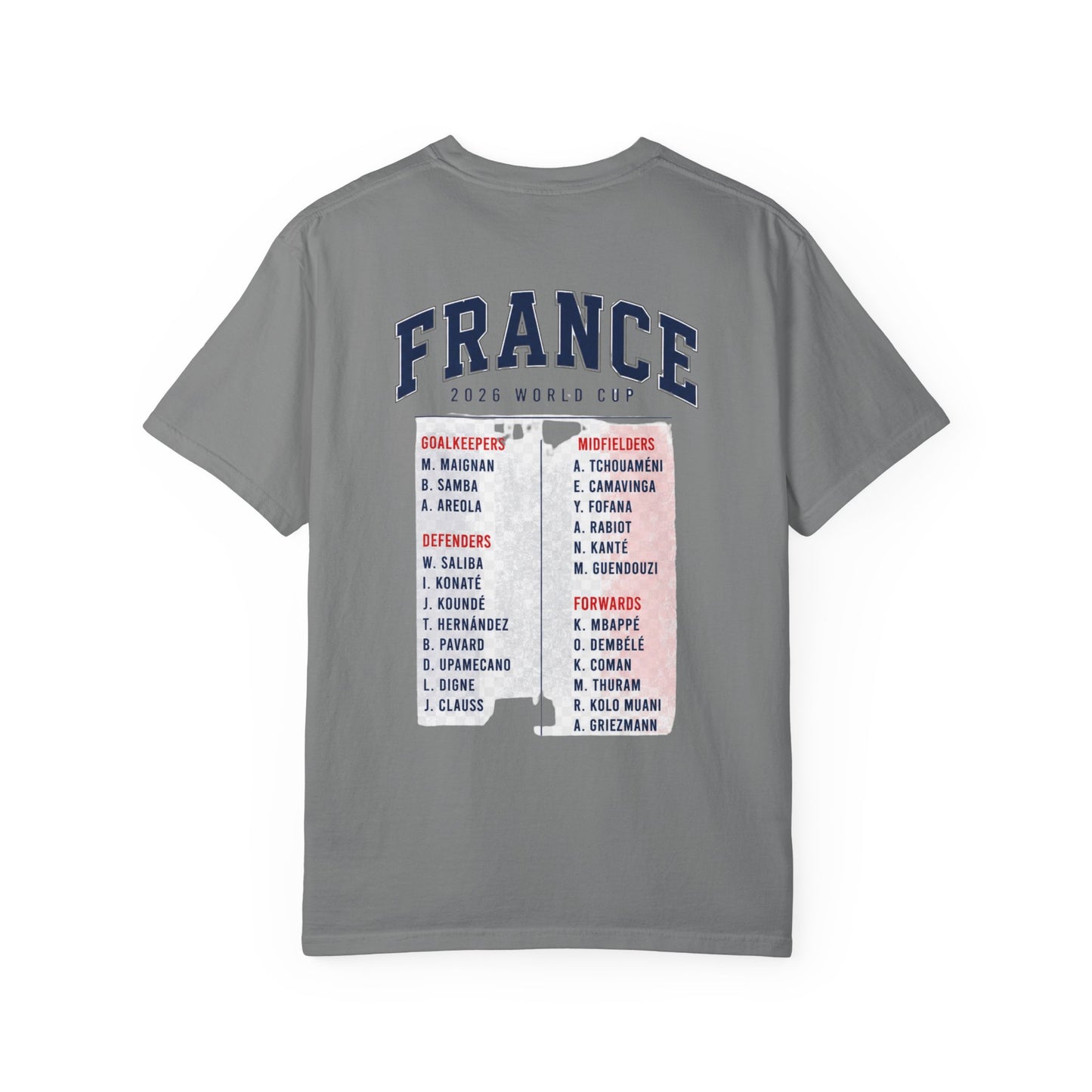 France Unisex Garment-Dyed T-shirt