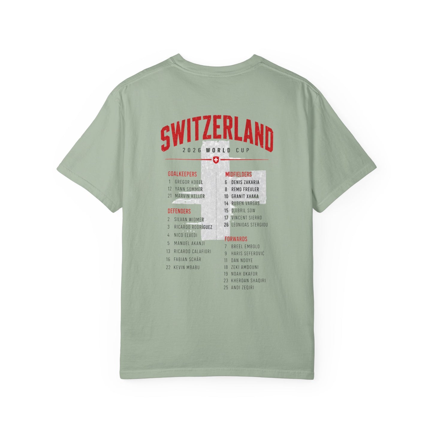 SWITZERLAND Unisex Garment-Dyed T-shirt