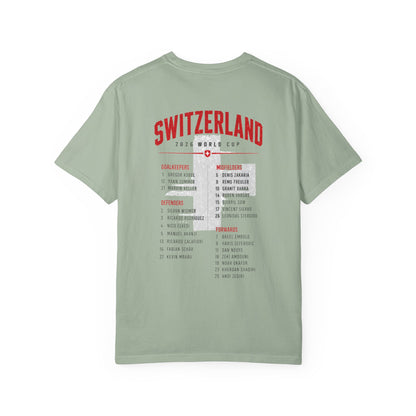 SWITZERLAND Unisex Garment-Dyed T-shirt