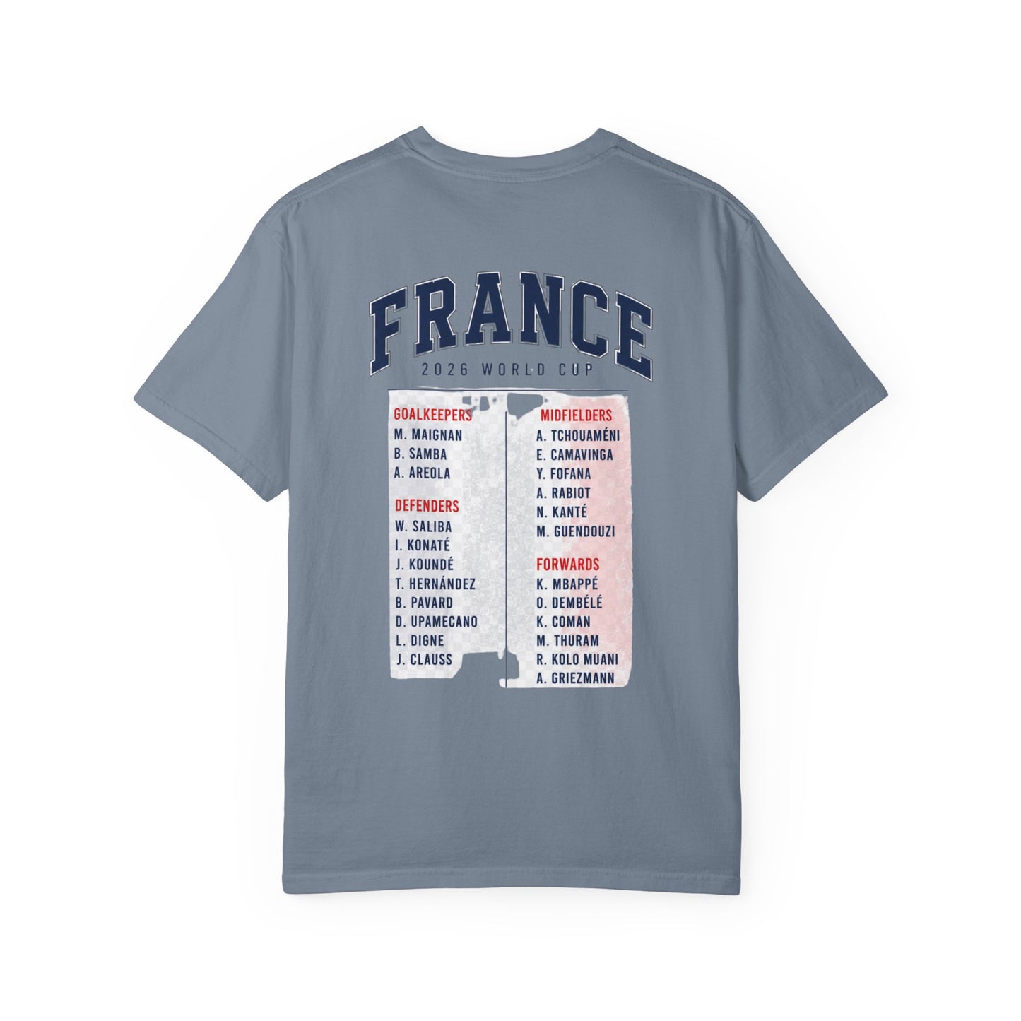 France Unisex Garment-Dyed T-shirt