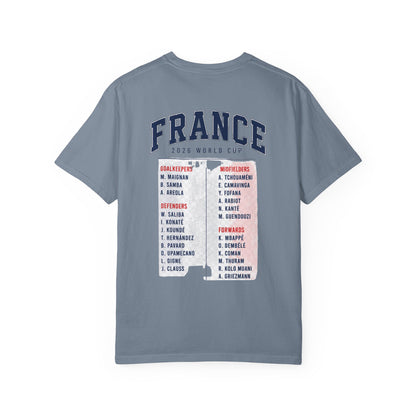 France Unisex Garment-Dyed T-shirt