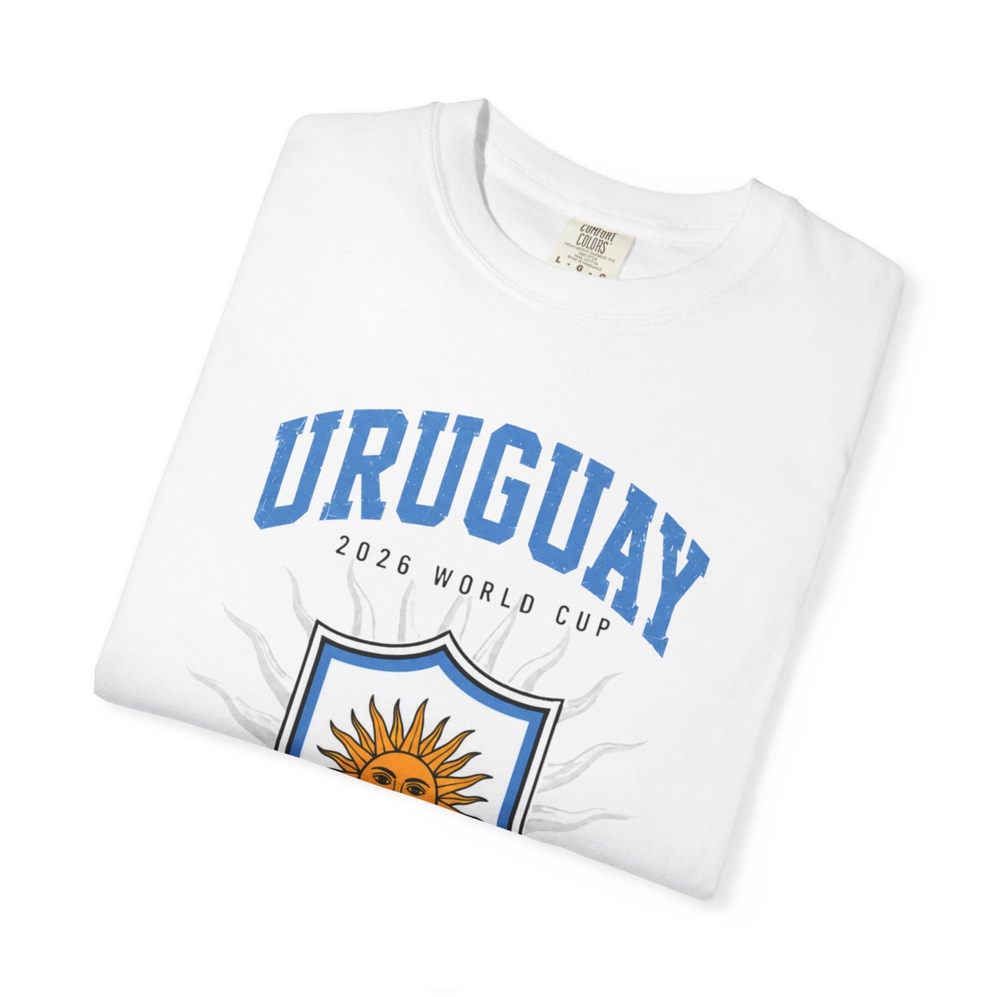 Uruguay Unisex Garment-Dyed T-shirt