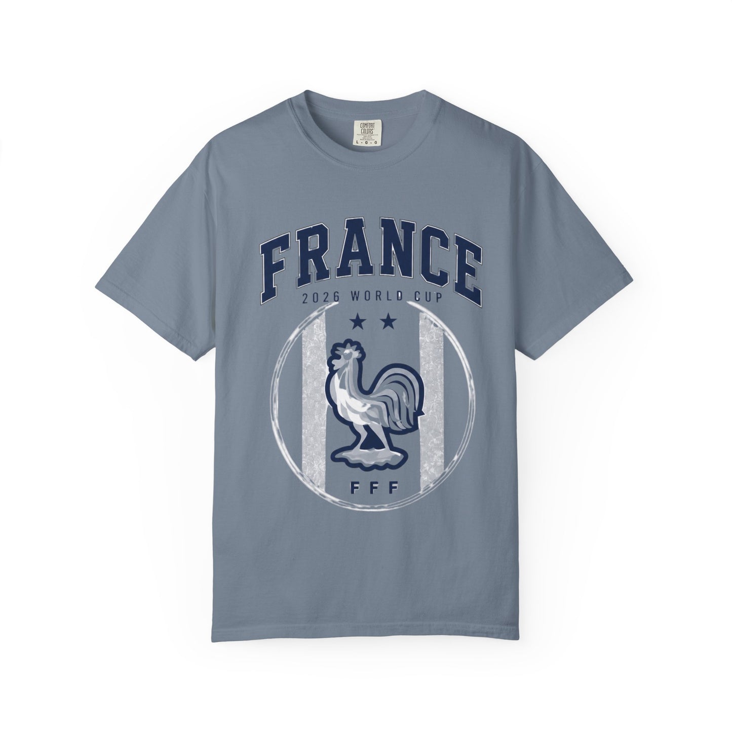 France Unisex Garment-Dyed T-shirt