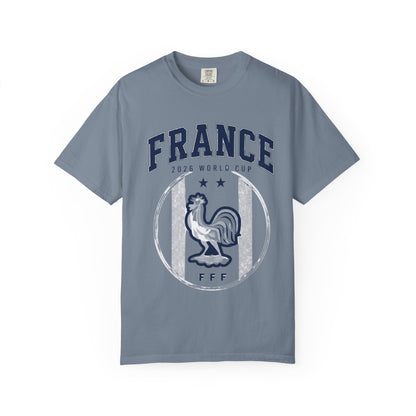 France Unisex Garment-Dyed T-shirt