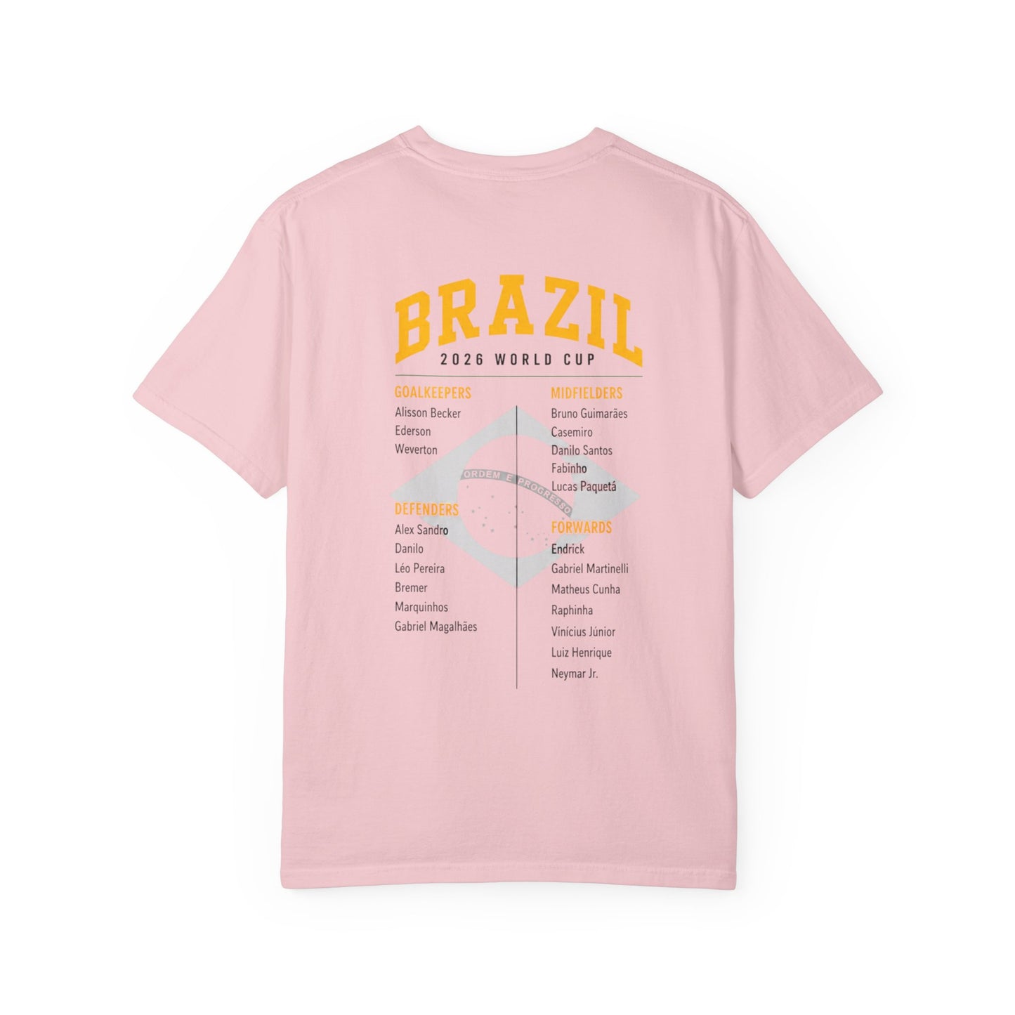 BRAZIL Unisex Garment-Dyed T-shirt